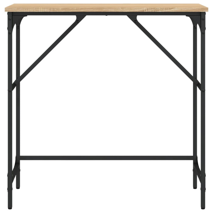 Masă consolă, stejar sonoma, 75x32x75 cm, lemn prelucrat - WALTI WALTI