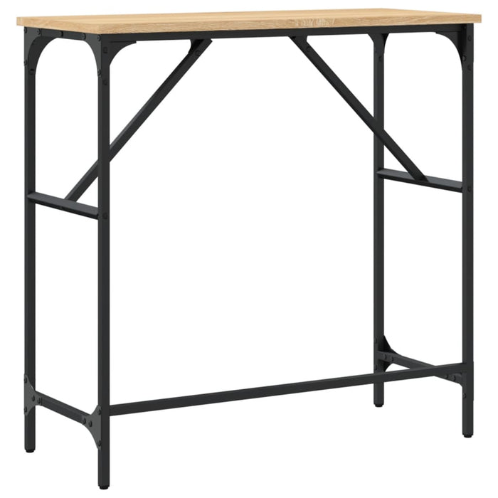 Masă consolă, stejar sonoma, 75x32x75 cm, lemn prelucrat - WALTI WALTI