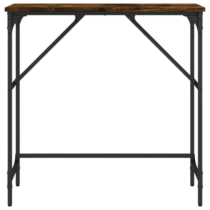 Măsuță consolă, stejar fumuriu, 75x32x75 cm, lemn prelucrat WALTI