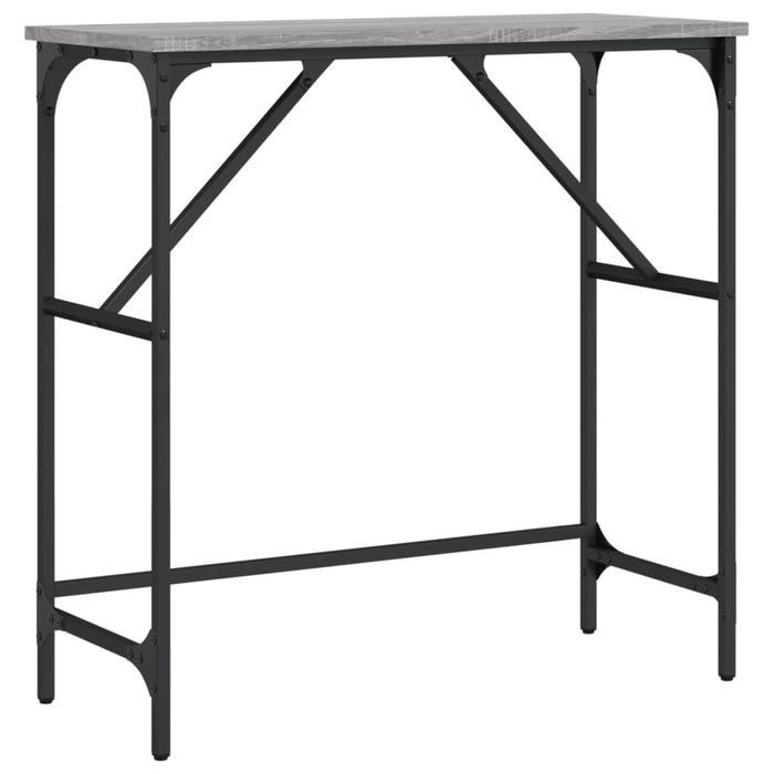 Măsuță consolă, gri sonoma, 75x32x75 cm, lemn prelucrat - WALTI WALTI
