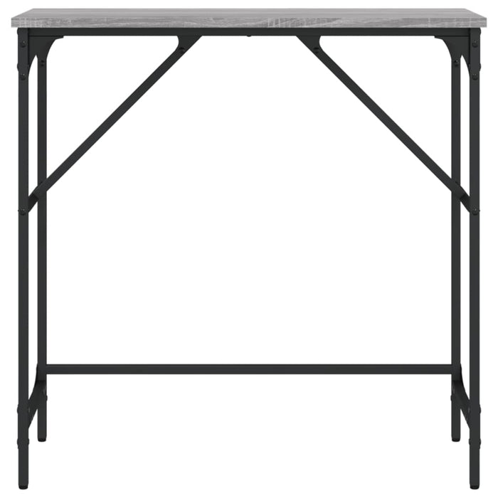 Măsuță consolă, gri sonoma, 75x32x75 cm, lemn prelucrat - WALTI WALTI