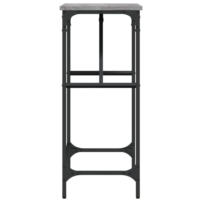 Măsuță consolă, gri sonoma, 75x32x75 cm, lemn prelucrat - WALTI WALTI