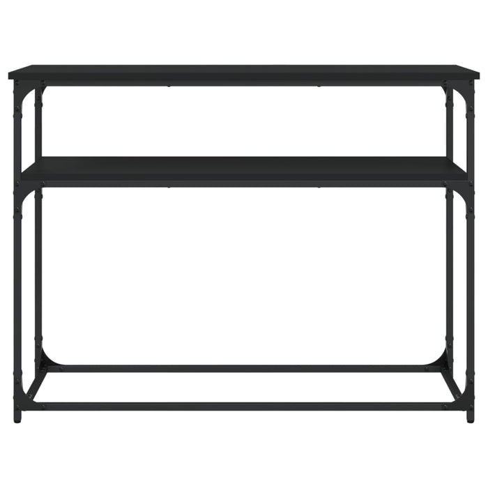 Măsuță consolă, negru, 100x35,5x75 cm, lemn compozit - WALTI WALTI