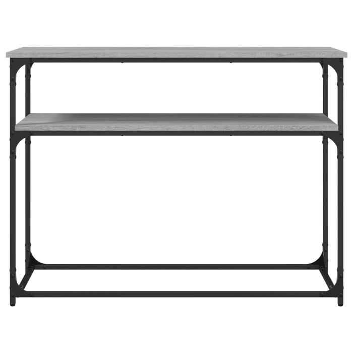 Măsuță consolă, gri sonoma, 100x35,5x75 cm, lemn prelucrat - WALTI WALTI