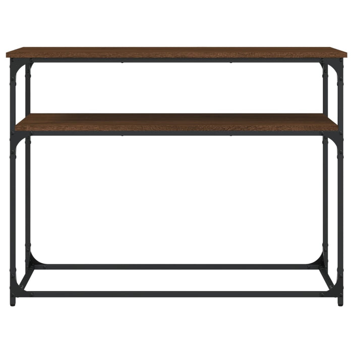 Măsuță consolă, stejar maro, 100x35,5x75 cm, lemn prelucrat - WALTI WALTI