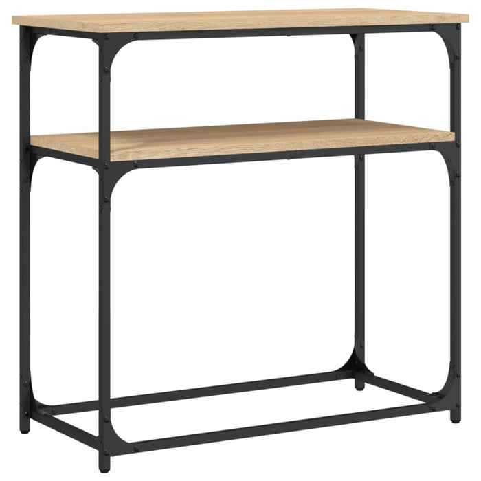 Masă consolă, stejar sonoma, 75x35,5x75 cm, lemn prelucrat WALTI