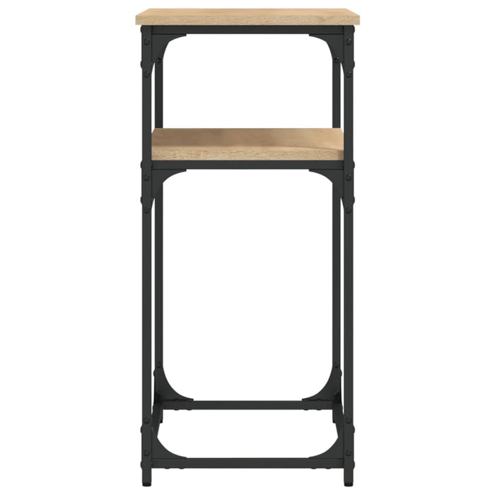 Masă consolă, stejar sonoma, 75x35,5x75 cm, lemn prelucrat WALTI