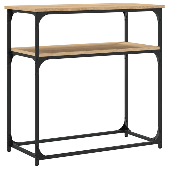Masă consolă, stejar sonoma, 75x35,5x75 cm, lemn prelucrat WALTI