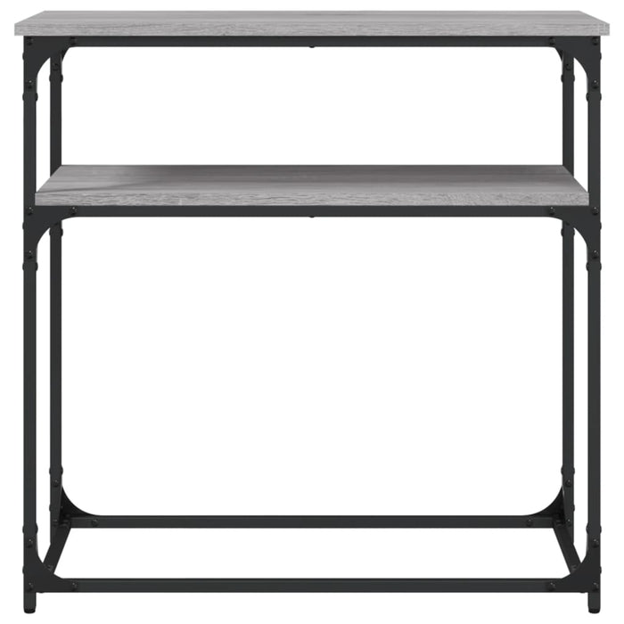 Măsuță consolă, gri sonoma, 75x35,5x75 cm, lemn prelucrat - WALTI WALTI