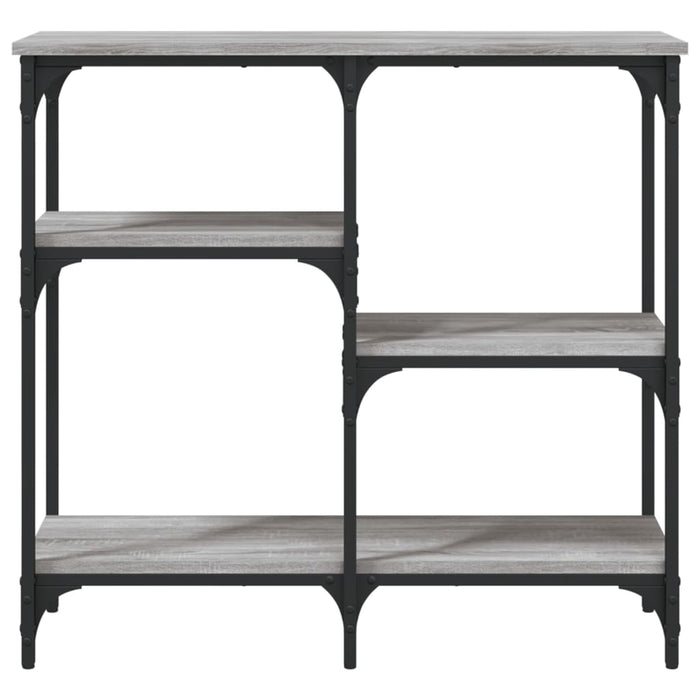Măsuță consolă, gri sonoma, 80x29x75 cm, lemn prelucrat WALTI
