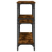 Măsuță consolă, stejar fumuriu, 160x29x75 cm, lemn prelucrat - WALTI WALTI