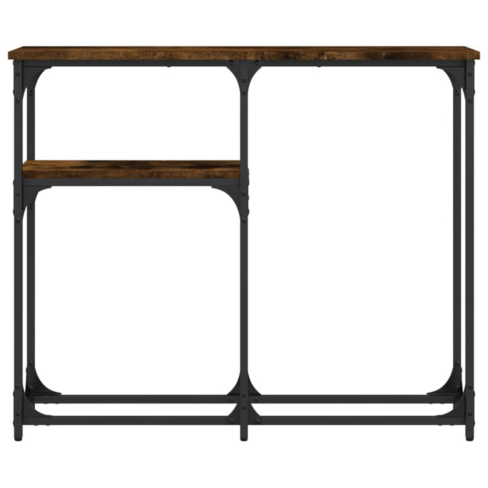 Măsuță consolă, stejar fumuriu, 90x22,5x75 cm, lemn prelucrat - WALTI WALTI