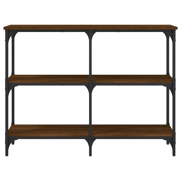 Măsuță consolă, stejar maro, 100x29x75 cm, lemn prelucrat - WALTI WALTI