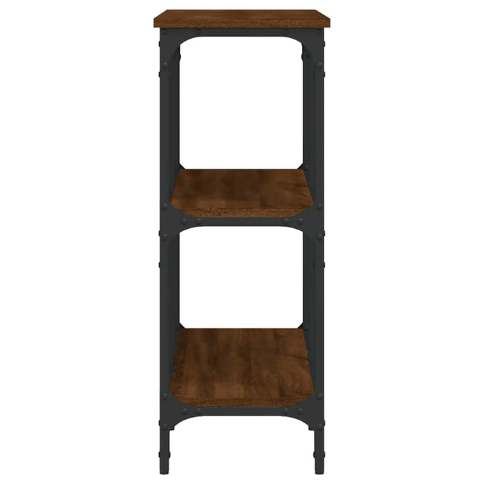 Măsuță consolă, stejar maro, 100x29x75 cm, lemn prelucrat - WALTI WALTI