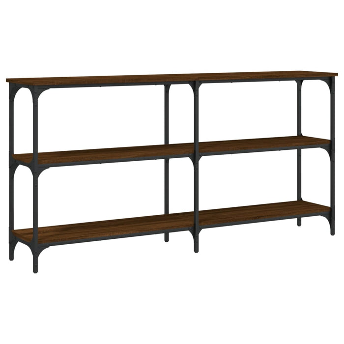 Măsuță consolă, stejar maro, 150x29x75 cm, lemn prelucrat WALTI