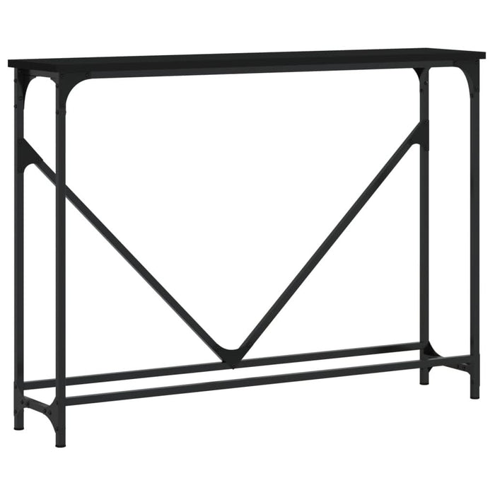 Măsuță consolă, negru, 102x22,5x75 cm, lemn compozit - WALTI WALTI