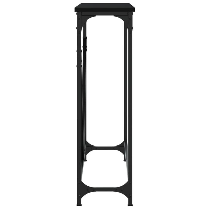 Măsuță consolă, negru, 102x22,5x75 cm, lemn compozit - WALTI WALTI