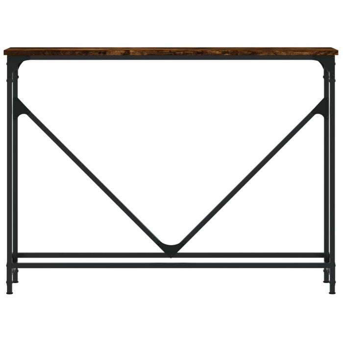 Măsuță consolă, stejar fumuriu, 102x22,5x75 cm, lemn prelucrat WALTI