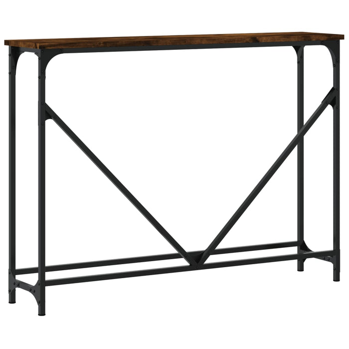 Măsuță consolă, stejar fumuriu, 102x22,5x75 cm, lemn prelucrat WALTI