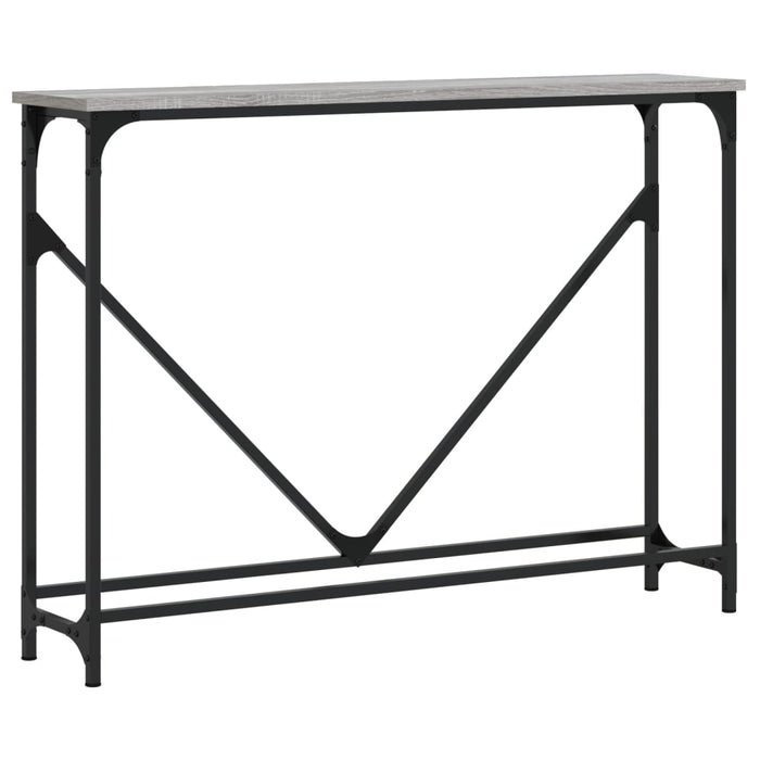 Măsuță consolă, gri sonoma, 102x22,5x75 cm, lemn prelucrat - WALTI WALTI