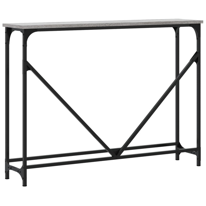 Măsuță consolă, gri sonoma, 102x22,5x75 cm, lemn prelucrat - WALTI WALTI