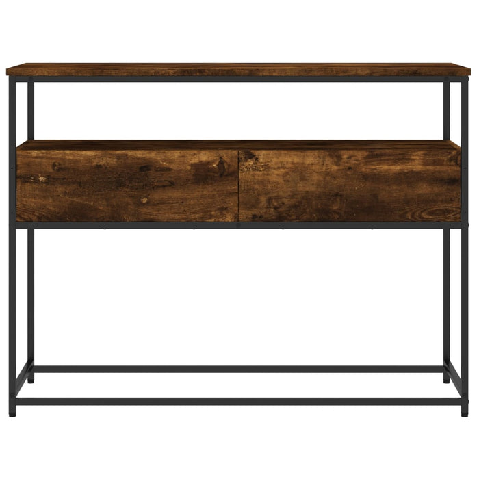 Măsuță consolă, stejar fumuriu, 100x40x75 cm, lemn prelucrat - WALTI WALTI