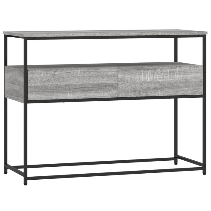 Măsuță consolă, gri sonoma, 100x40x75 cm, lemn prelucrat - WALTI WALTI