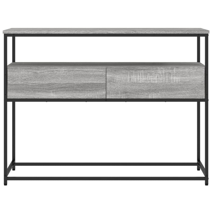 Măsuță consolă, gri sonoma, 100x40x75 cm, lemn prelucrat - WALTI WALTI
