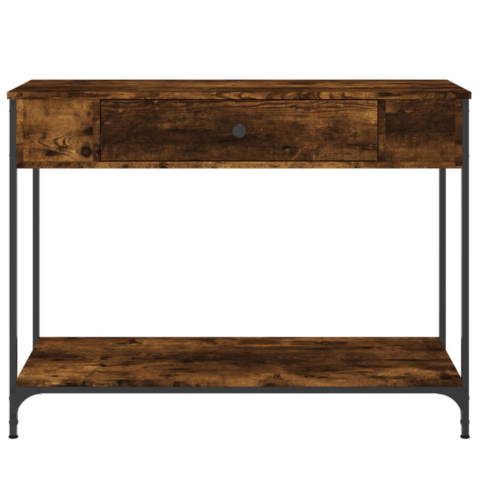 Măsuță consolă, stejar fumuriu, 100x34,5x75 cm, lemn prelucrat - WALTI WALTI