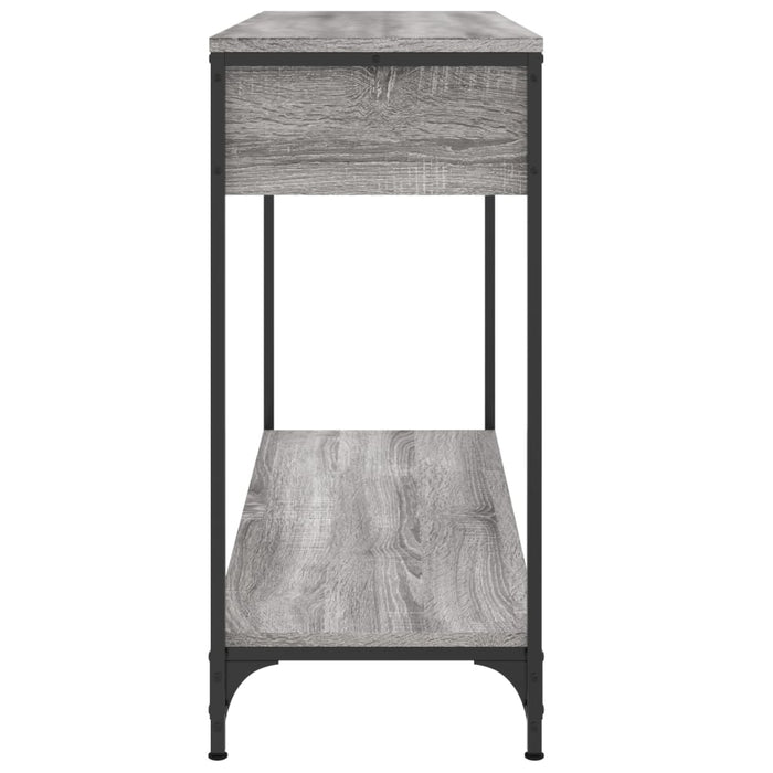 Măsuță consolă, gri sonoma, 100x34,5x75 cm, lemn prelucrat - WALTI WALTI