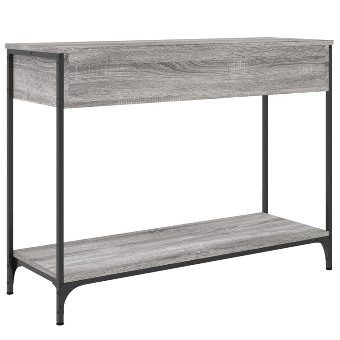 Măsuță consolă, gri sonoma, 100x34,5x75 cm, lemn prelucrat - WALTI WALTI