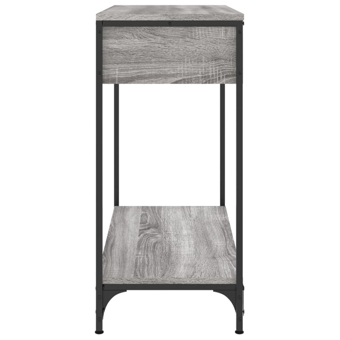Masă consolă, gri sonoma, 75x34,5x75 cm, lemn prelucrat WALTI