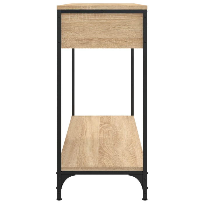 Măsuță consolă, stejar sonoma, 100x34,5x75 cm, lemn prelucrat WALTI
