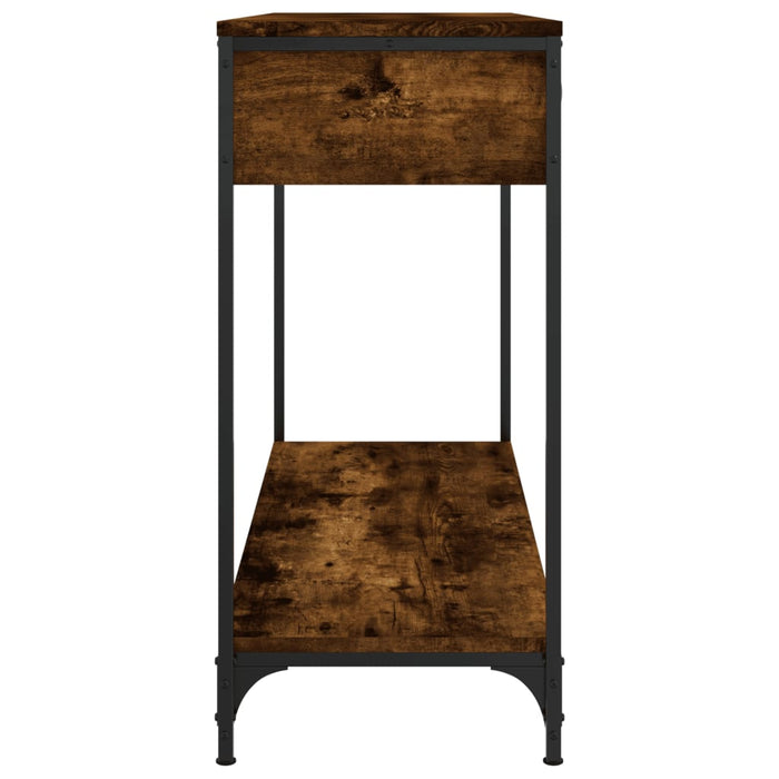 Măsuță consolă, stejar fumuriu, 100x34,5x75 cm, lemn prelucrat - WALTI WALTI