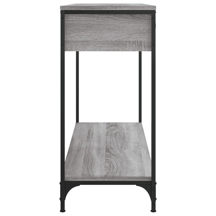 Măsuță consolă, gri sonoma, 100x34,5x75 cm, lemn prelucrat - WALTI WALTI