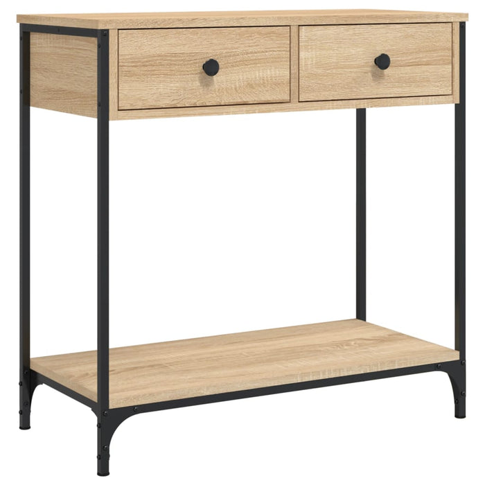 Masă consolă, stejar sonoma, 75x34,5x75 cm, lemn prelucrat - WALTI WALTI