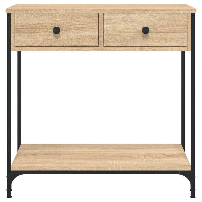 Masă consolă, stejar sonoma, 75x34,5x75 cm, lemn prelucrat - WALTI WALTI