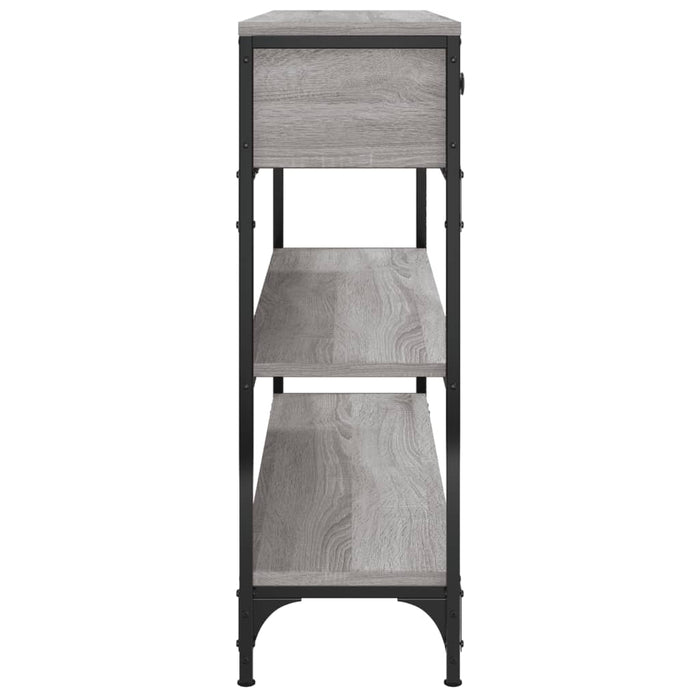 Măsuță consolă, gri sonoma, 100x25x75 cm, lemn prelucrat - WALTI WALTI