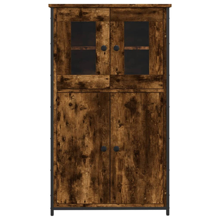Dulap înalt, stejar fumuriu, 62x32x106,5 cm, lemn prelucrat WALTI