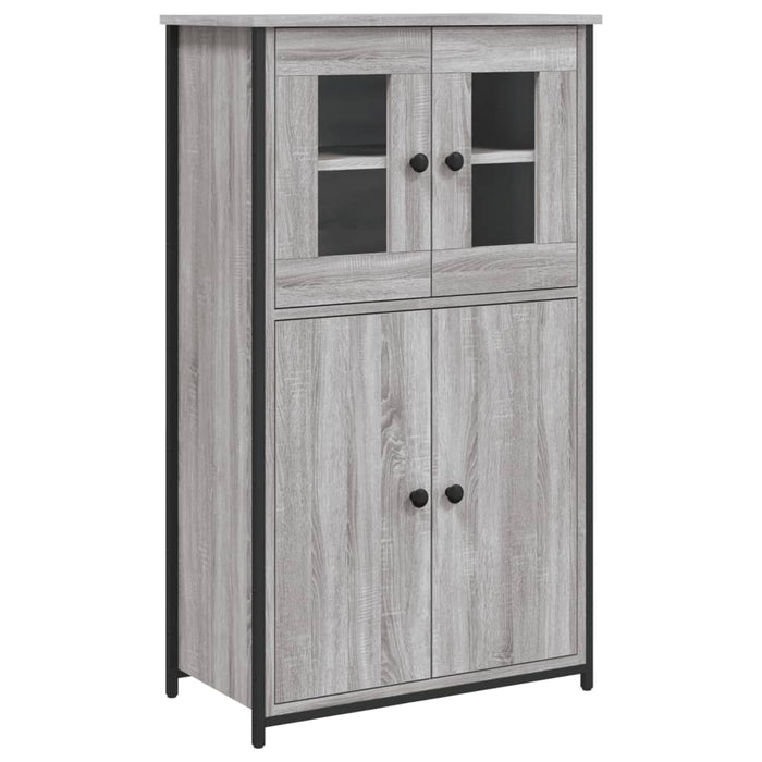 Dulap înalt, gri sonoma, 62x32x106,5 cm, lemn prelucrat - WALTI WALTI