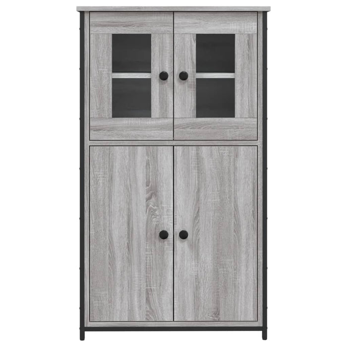 Dulap înalt, gri sonoma, 62x32x106,5 cm, lemn prelucrat - WALTI WALTI