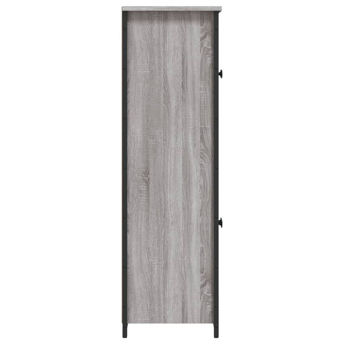 Dulap înalt, gri sonoma, 62x32x106,5 cm, lemn prelucrat - WALTI WALTI