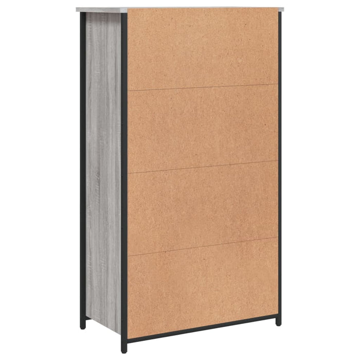 Dulap înalt, gri sonoma, 62x32x106,5 cm, lemn prelucrat - WALTI WALTI