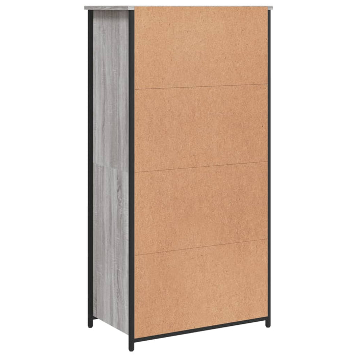 Dulap înalt, gri sonoma, 62x36x121,5 cm, lemn compozit - WALTI WALTI