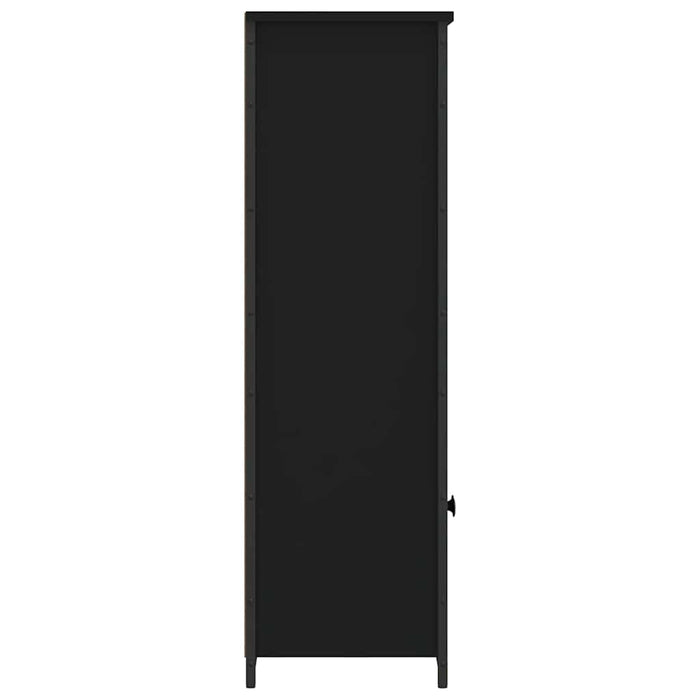 Dulap înalt, negru, 62x32x103,5 cm, lemn compozit - WALTI WALTI