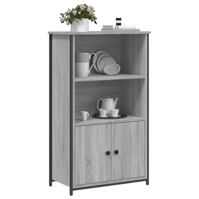 Dulap înalt, gri sonoma, 62x32x103,5 cm, lemn compozit - WALTI WALTI