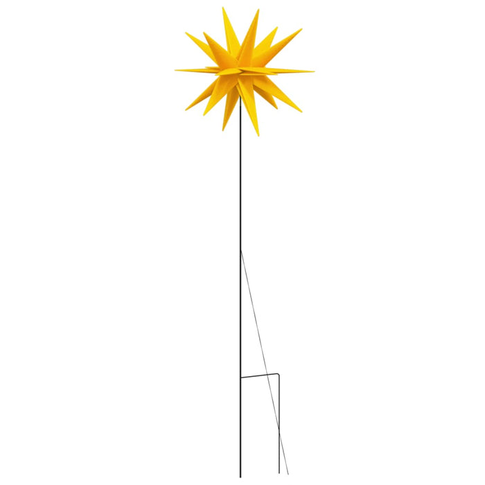 Lumină de Crăciun cu LED/țăruș de sol, galben, 57 cm, pliabilă - WALTI WALTI