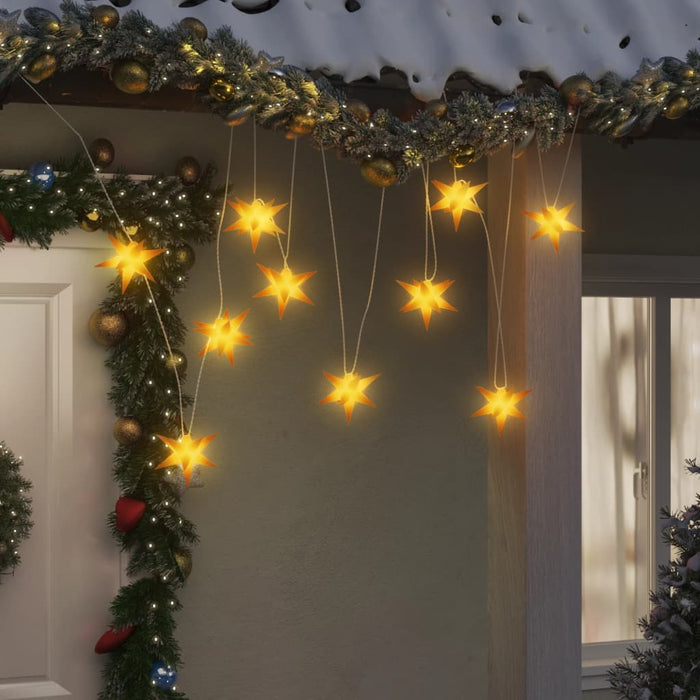 Lumină de Crăciun 10 LED-uri galben 10 cm - WALTI WALTI