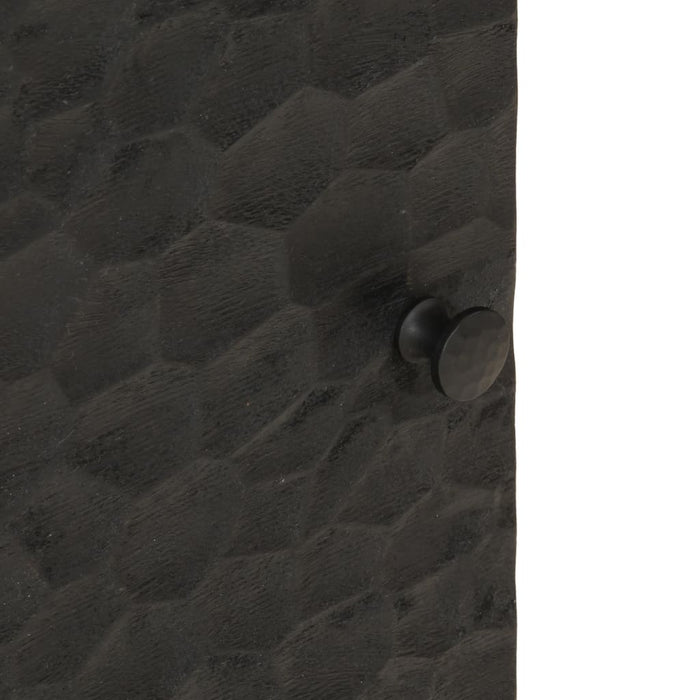 Noptiere, 2 buc., negru, 40x33x46 cm, lemn masiv de mango WALTI