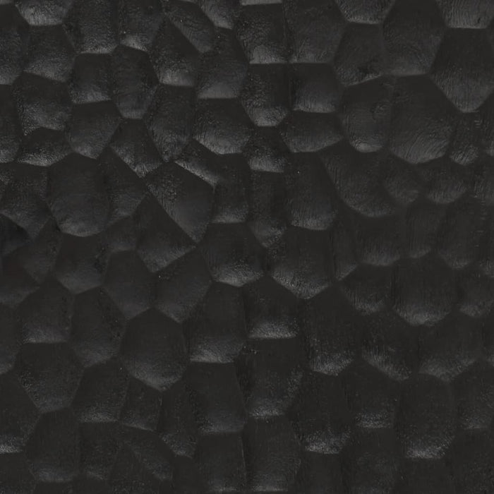 Comodă TV, negru, 80x31x46 cm, lemn masiv de mango - WALTI WALTI
